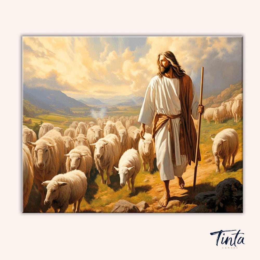 Shepherd's Journey paint by numbers kit