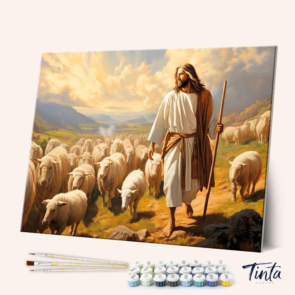 Shepherd's Journey paint by numbers kit