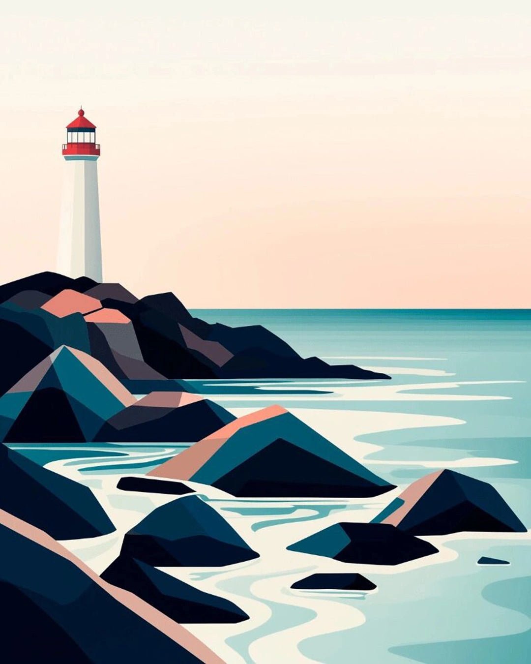 Silent Beacon paint by numbers kit