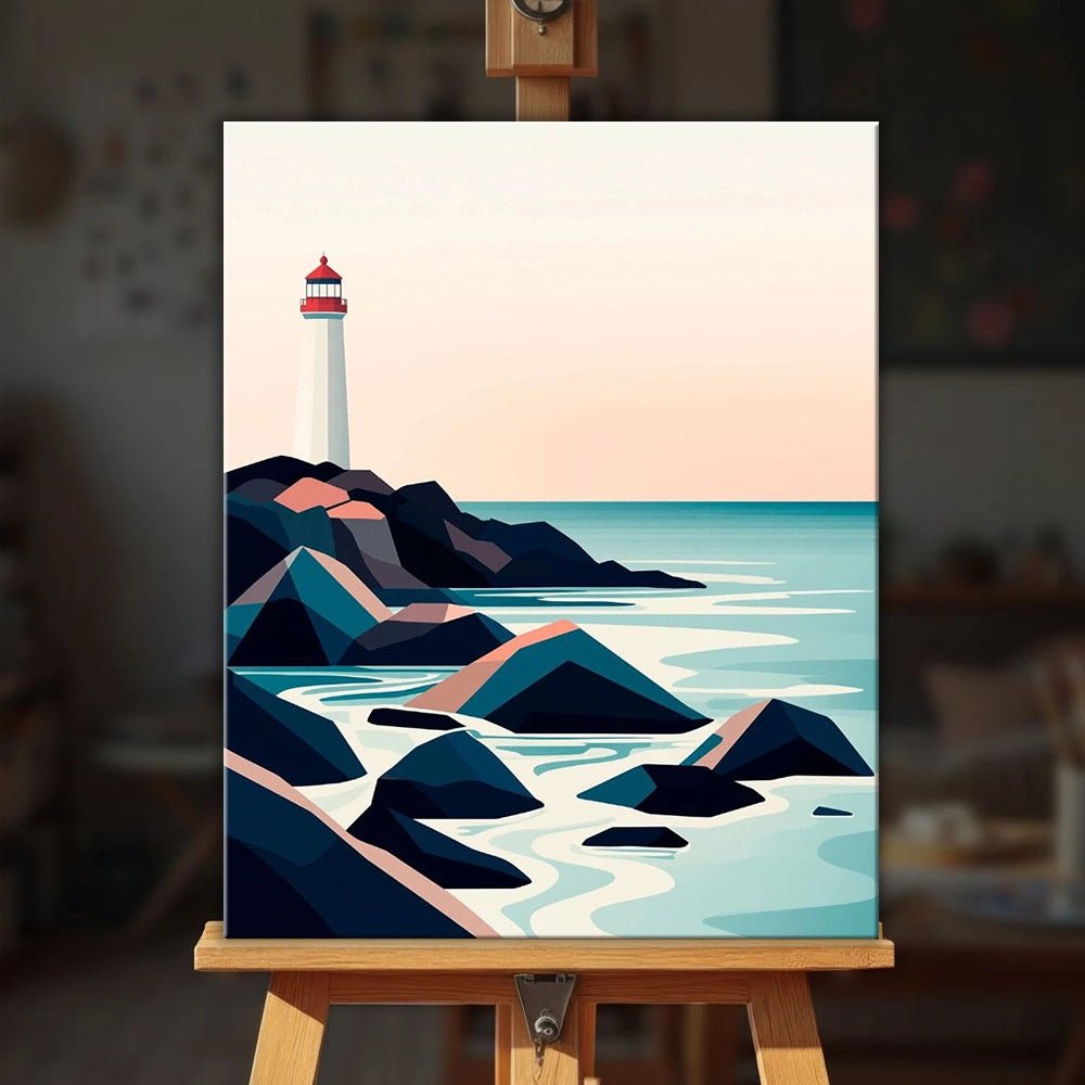 Silent Beacon paint by numbers kit