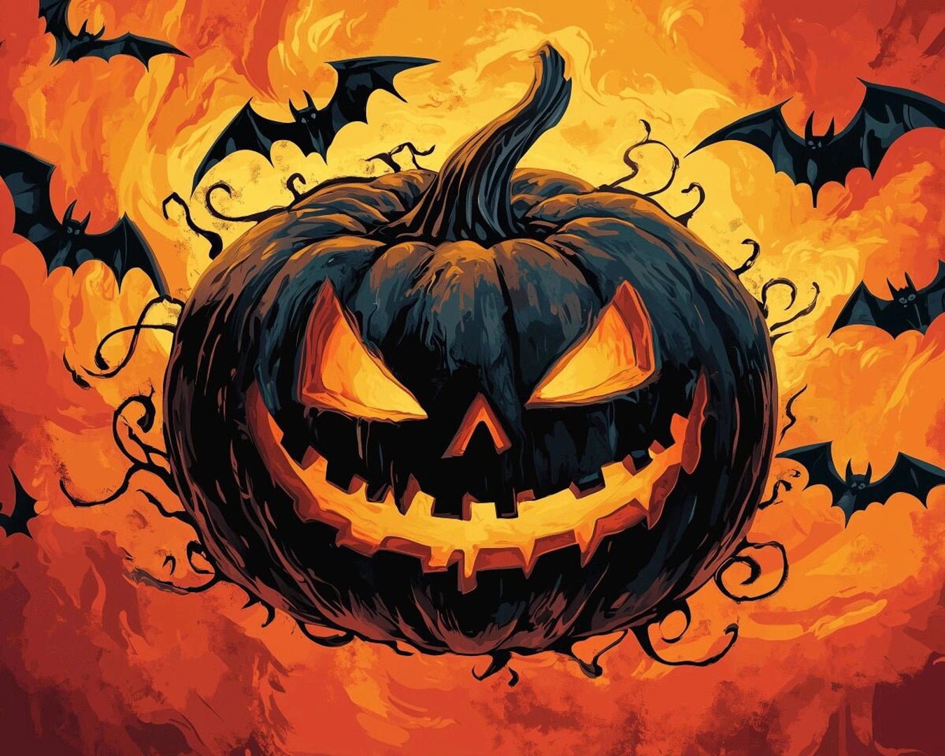 Midnight Jack paint by numbers kit