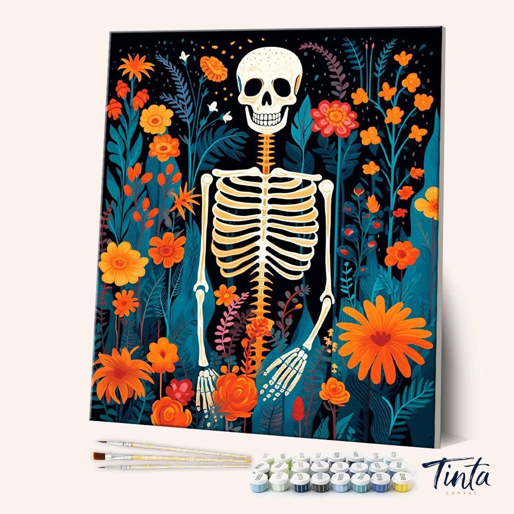 Bloom Beyond Bones paint by numbers kit