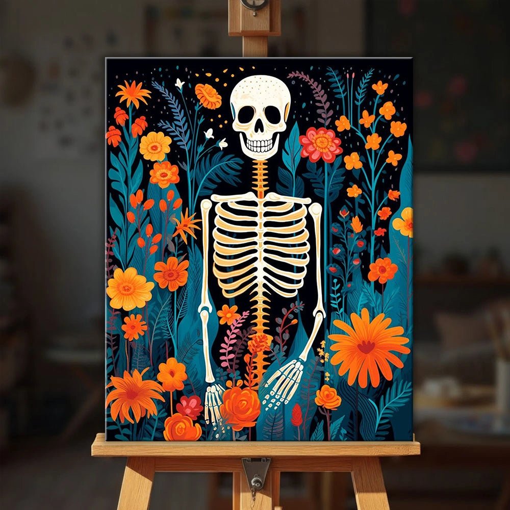 Bloom Beyond Bones paint by numbers kit
