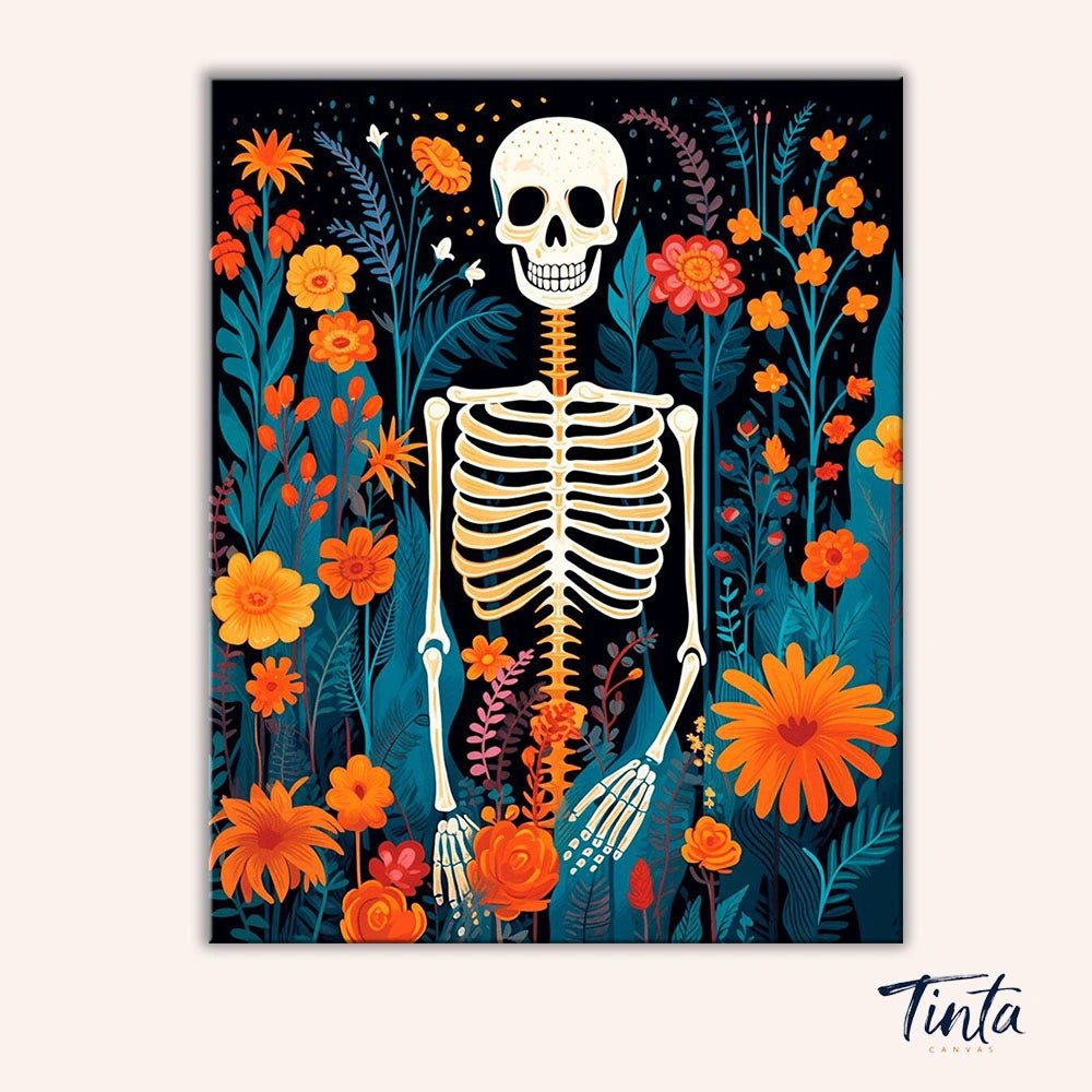Bloom Beyond Bones paint by numbers kit