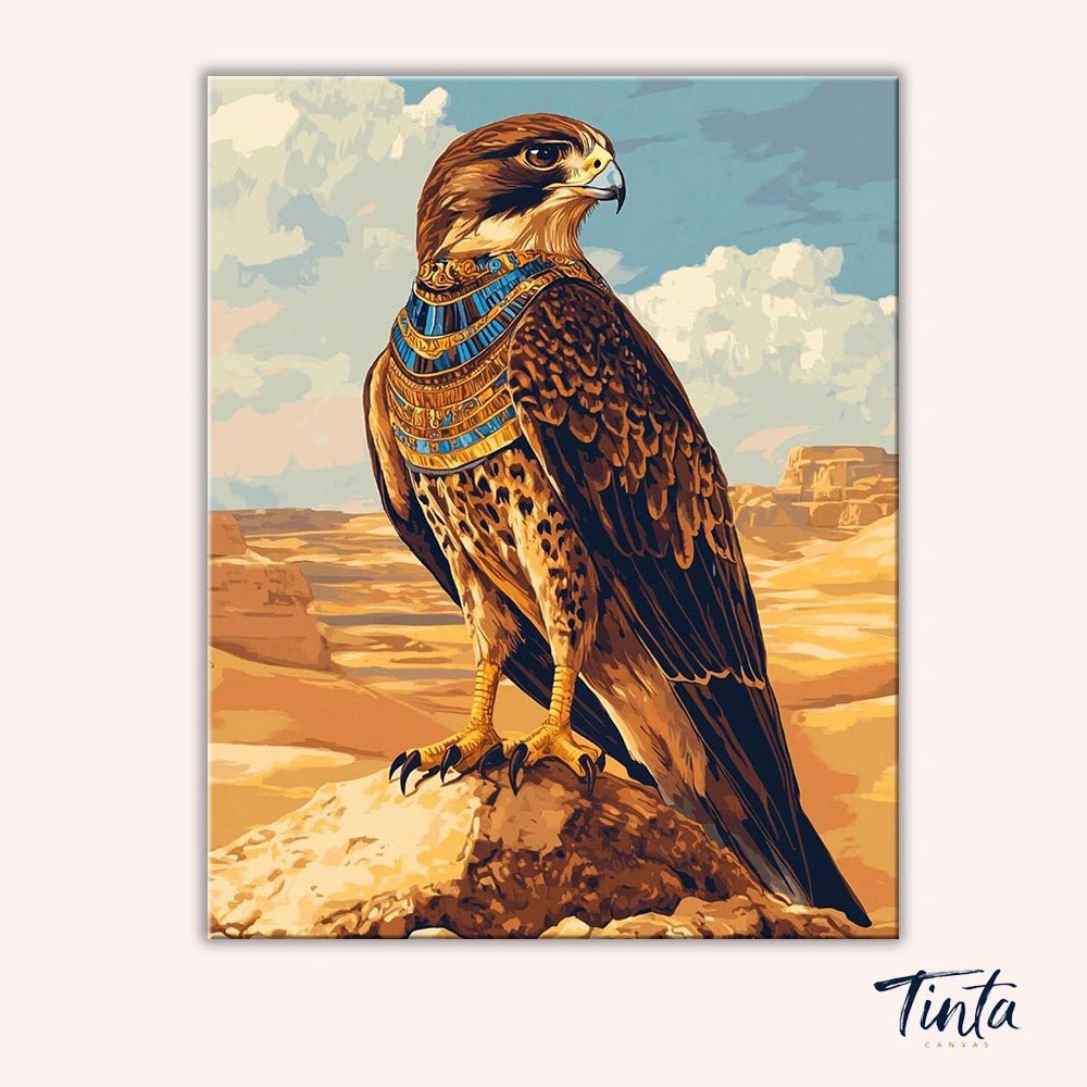 Desert Falcon Sentinel paint by numbers kit