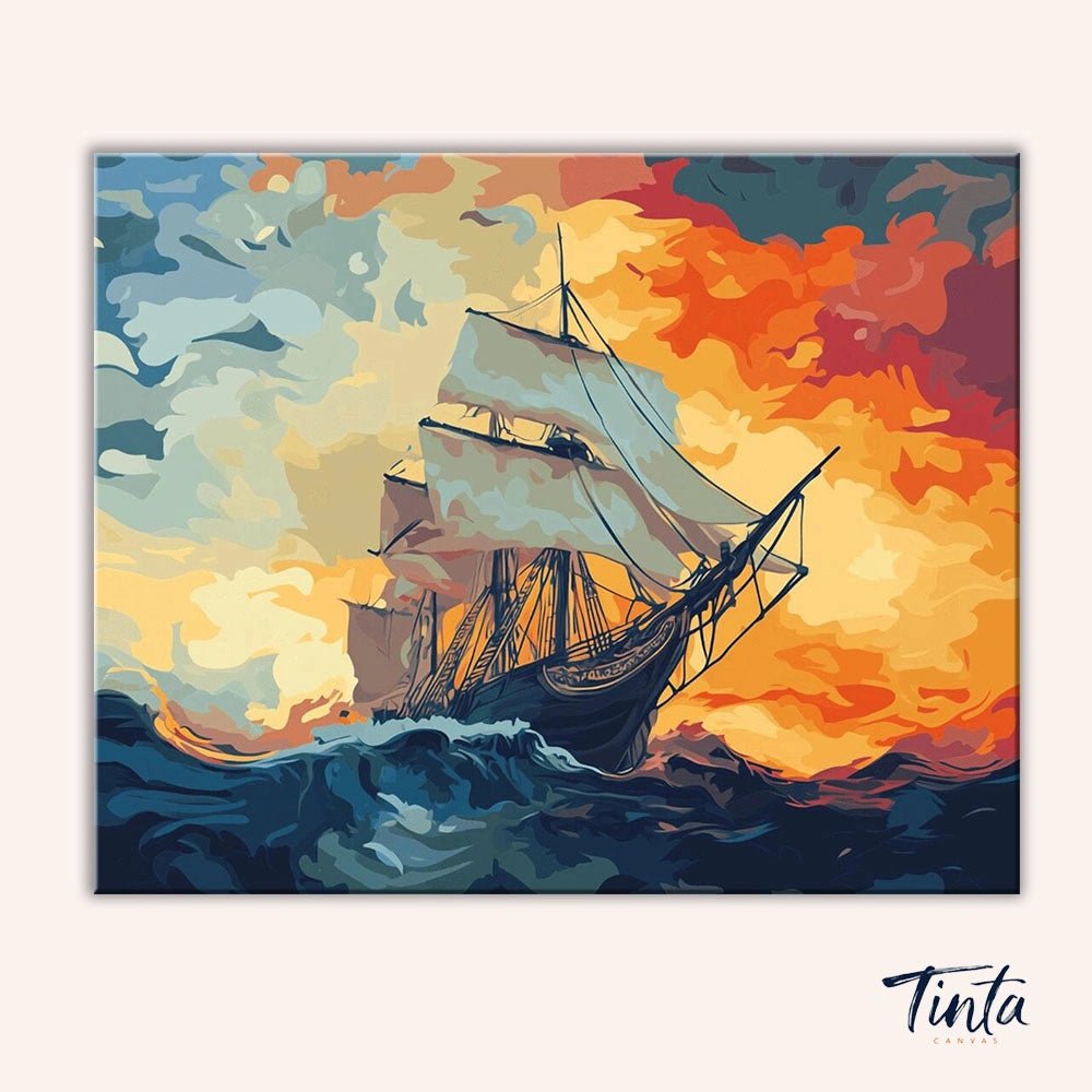 Stormbound Voyager paint by numbers kit