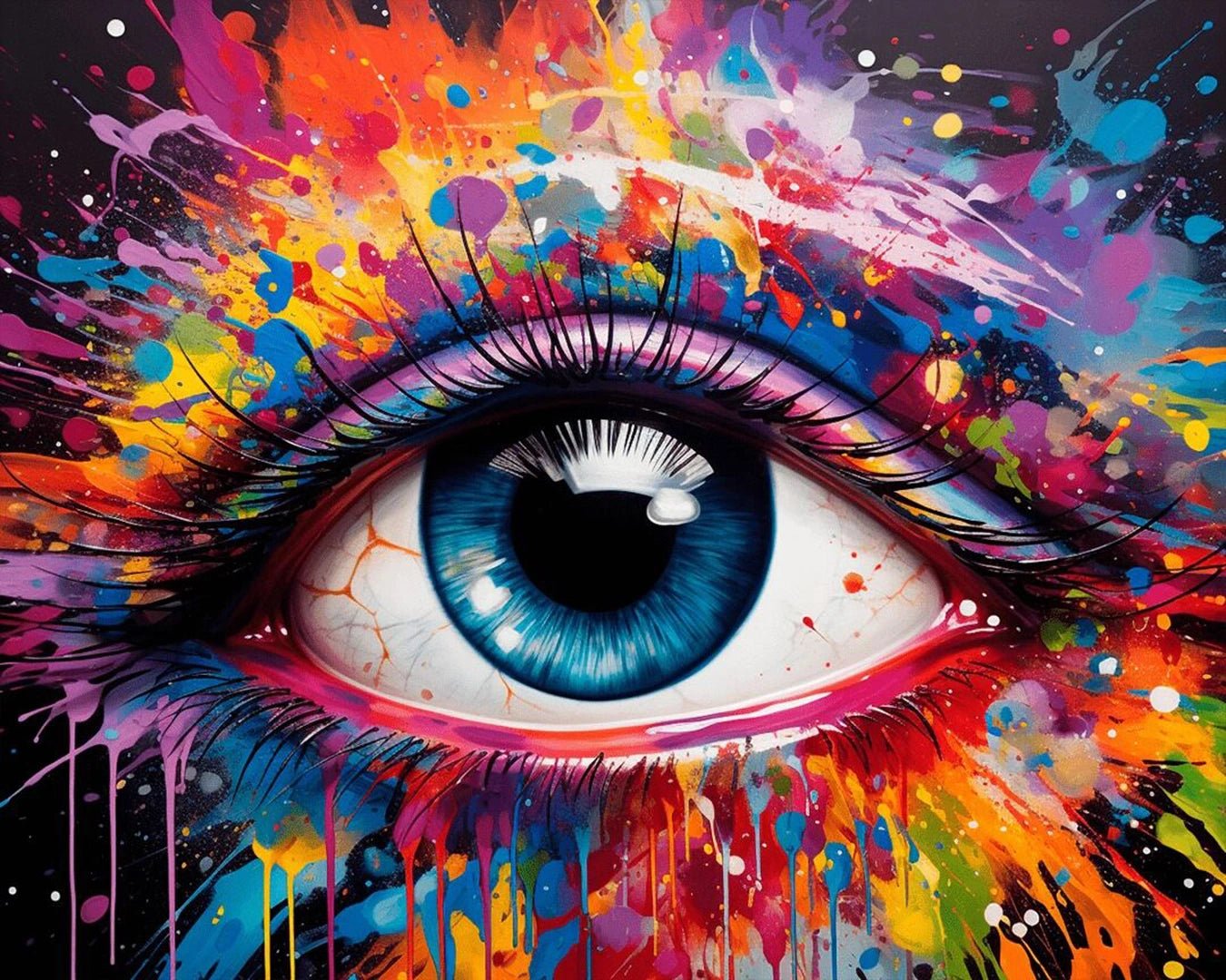 Spectrum Gaze paint by numbers kit
