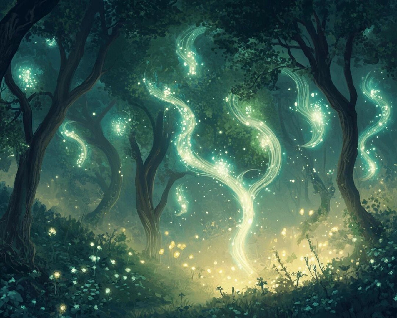 Spirit Forest paint by numbers kit