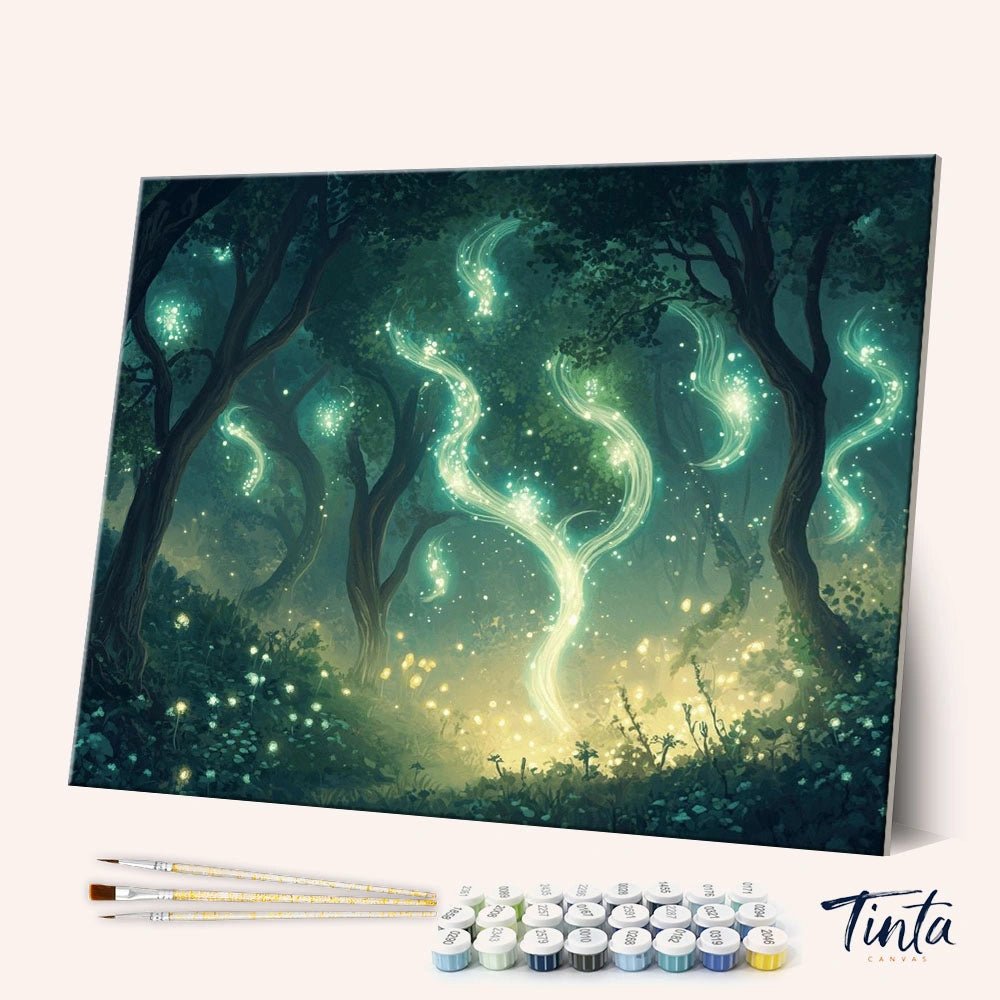 Spirit Forest paint by numbers kit