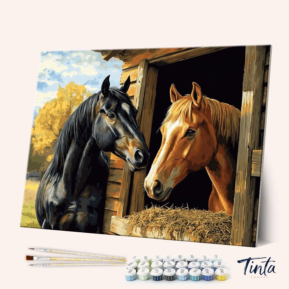 Stable Companions paint by numbers kit