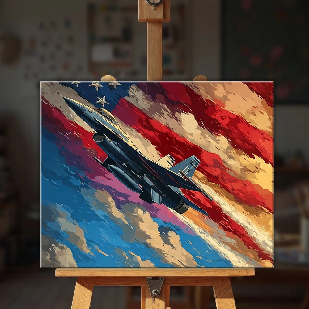 Patriot Sky Ascent paint by numbers kit