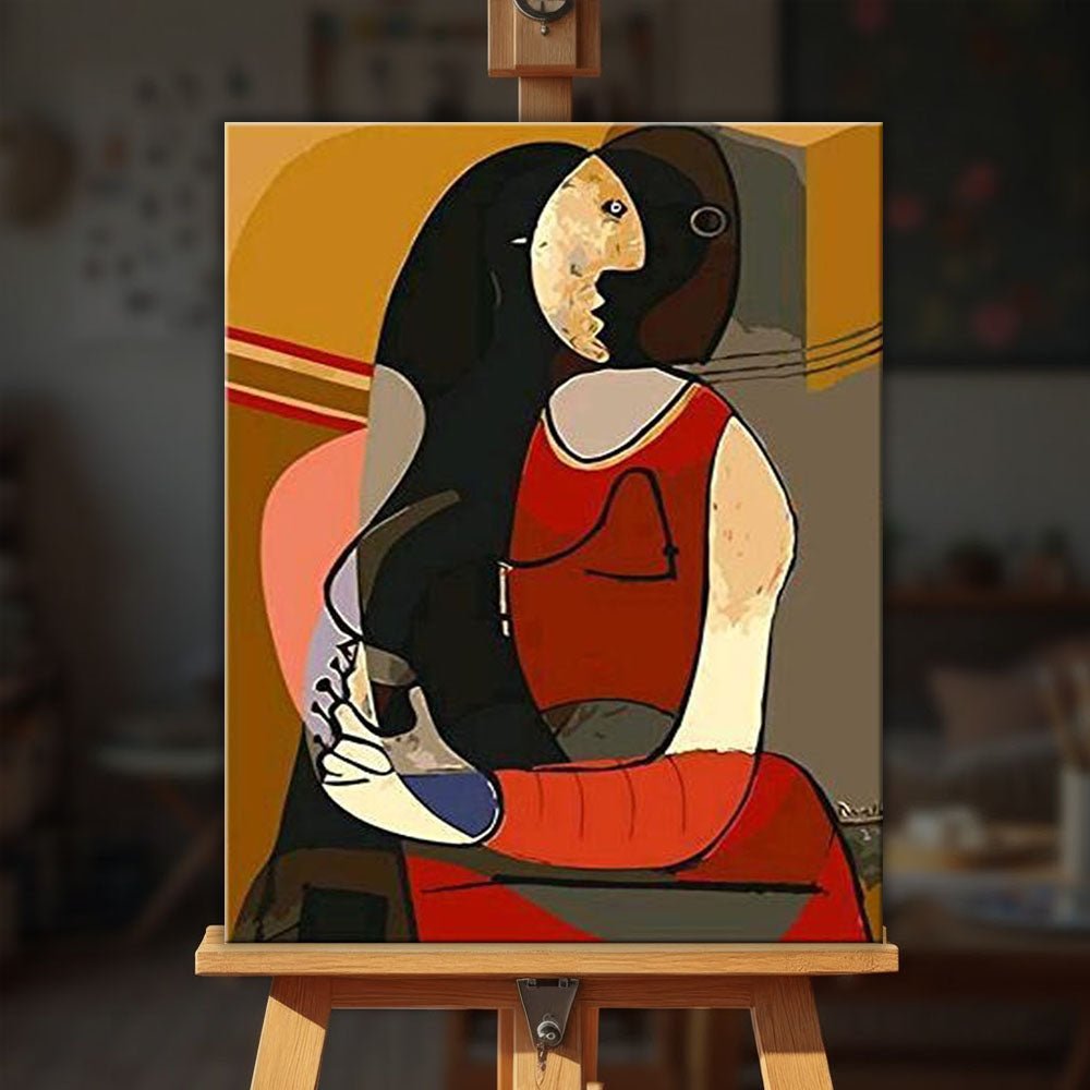 Seated Woman - Pablo Picasso paint by numbers kit