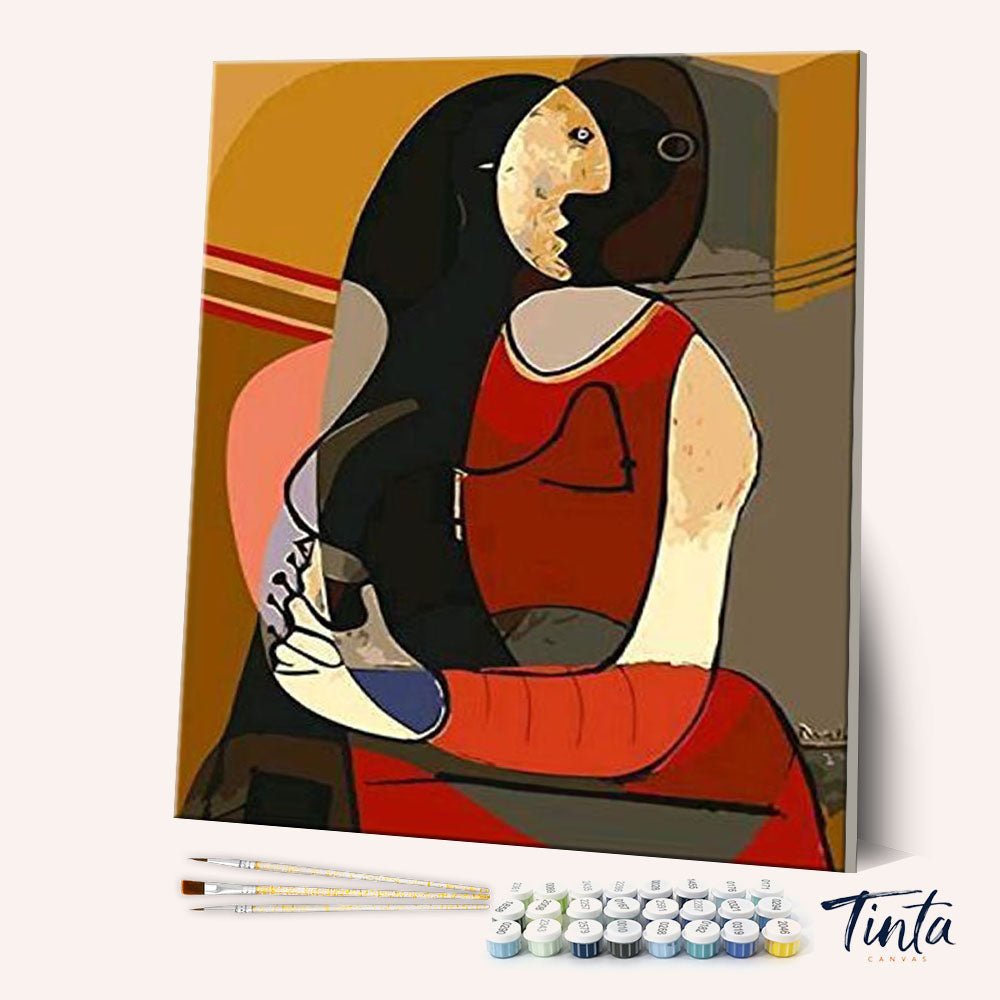 Seated Woman - Pablo Picasso paint by numbers kit