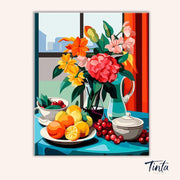 Windowlight Still Life paint by numbers kit