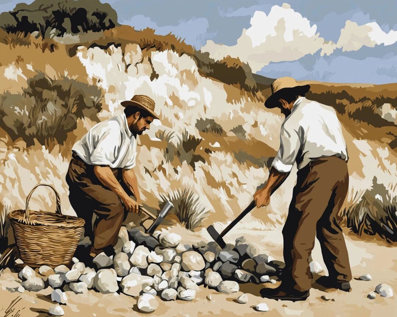 Stone Breakers paint by numbers kit