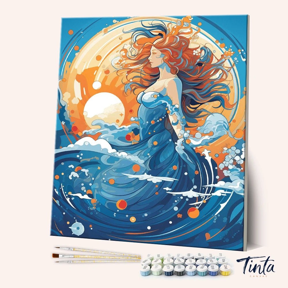 Ocean Sun Muse paint by numbers kit