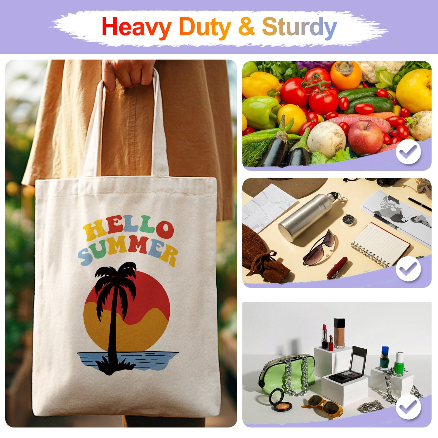 Hello Summer Carry Bag paint by numbers kit
