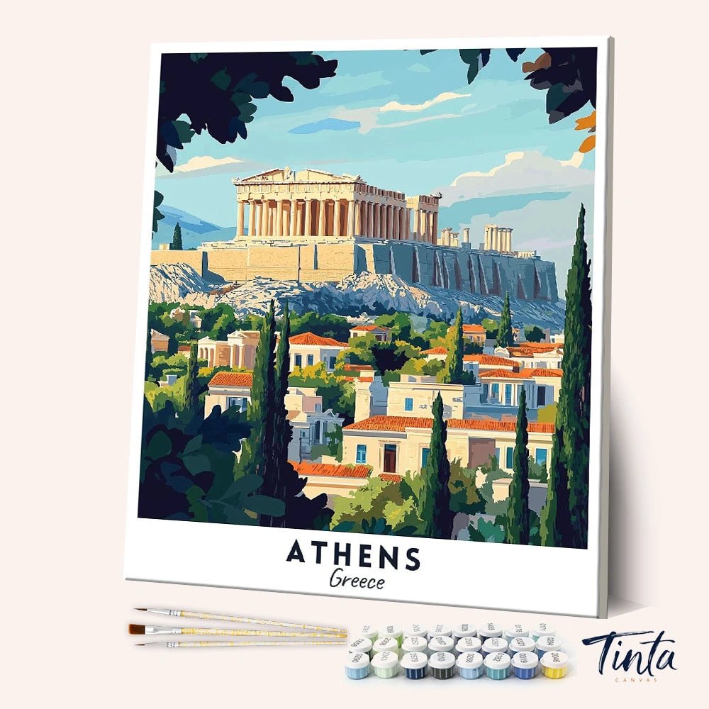 Atenas - Póster de viaje