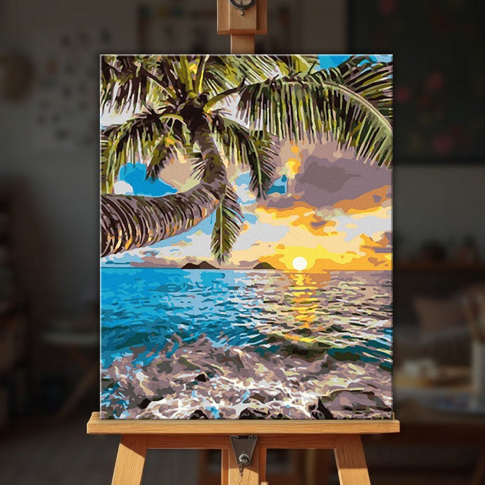 Hawaiian Dawn paint by numbers kit