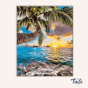 Hawaiian Dawn paint by numbers kit