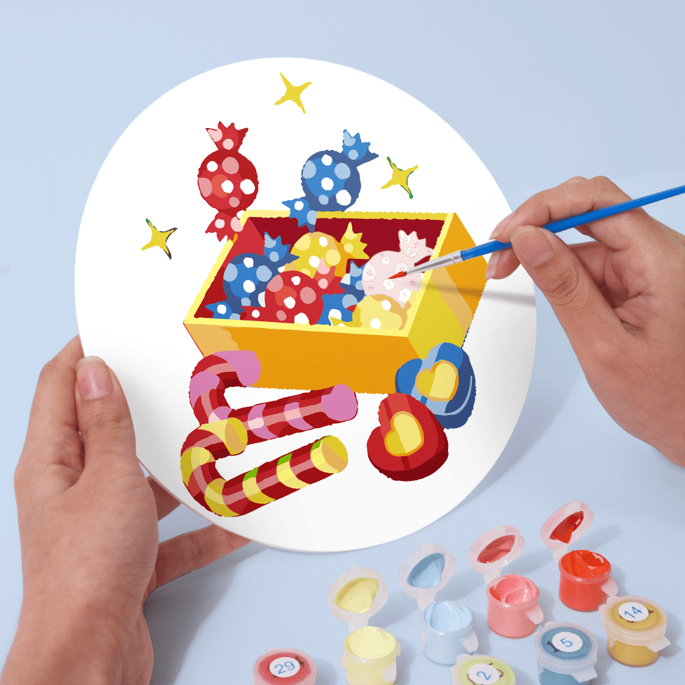 Festive Keepsakes (4 Pieces) paint by numbers kit