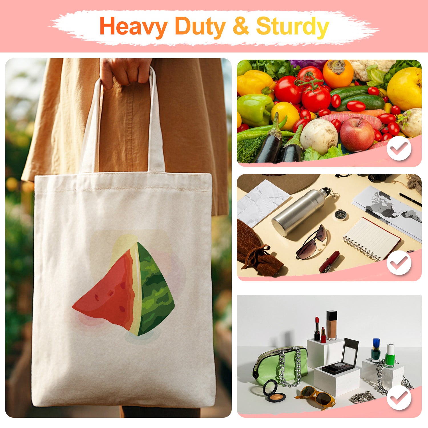 Juicy Watermelon Carry Bag paint by numbers kit