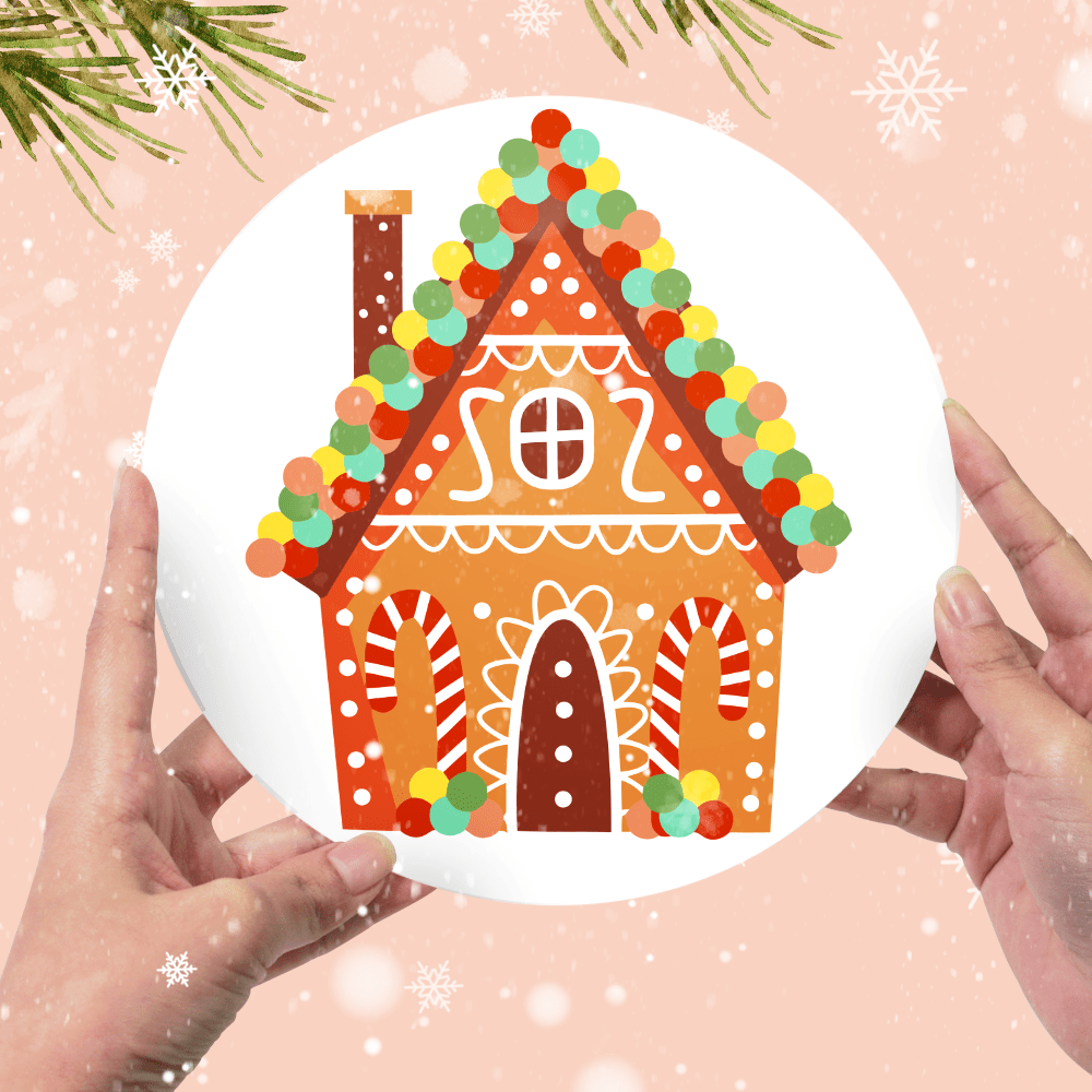 Gingerbread Wonderland (4 Pieces) paint by numbers kit