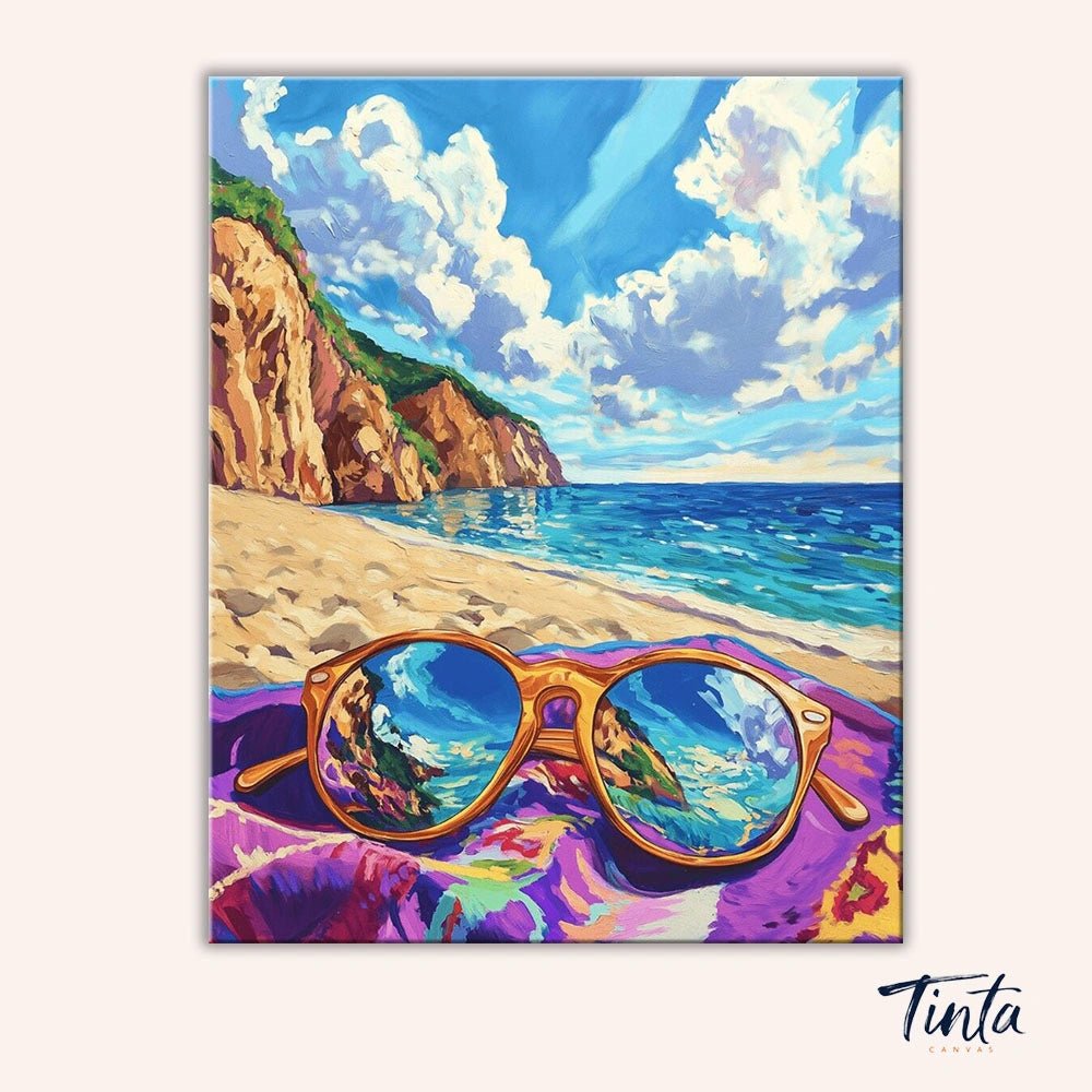 Seaside Reflections paint by numbers kit