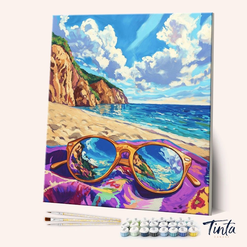Seaside Reflections paint by numbers kit
