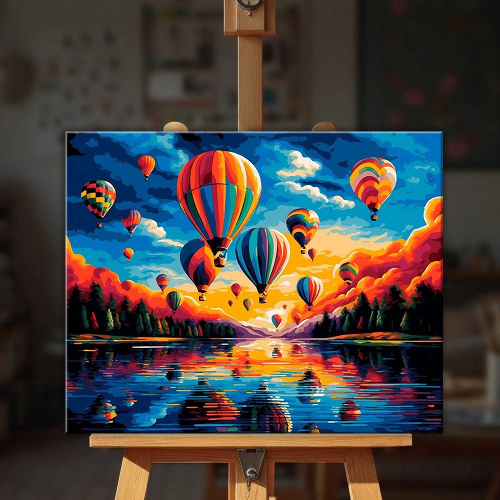 Sunset Ascension paint by numbers kit