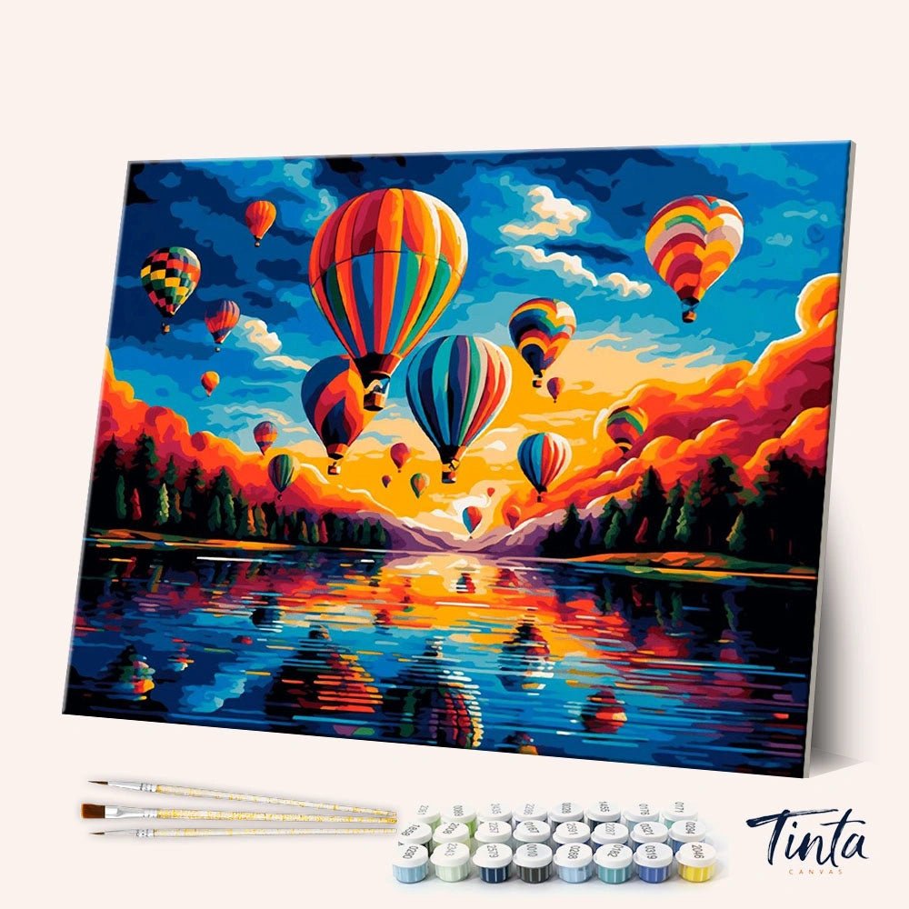 Sunset Ascension paint by numbers kit