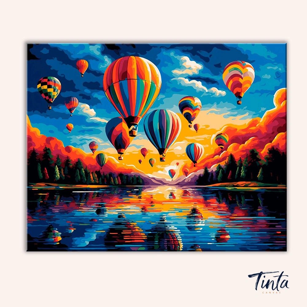 Sunset Ascension paint by numbers kit