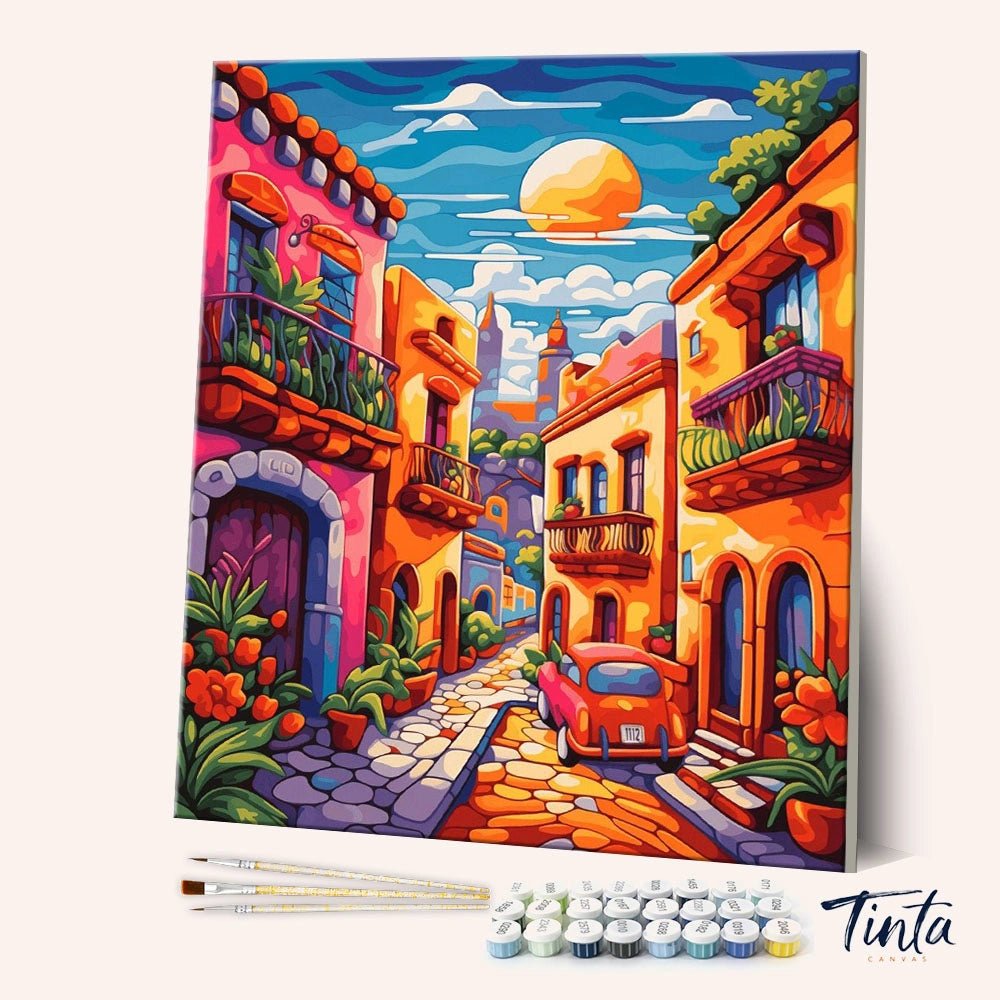 Sunset Boulevard Serenade paint by numbers kit