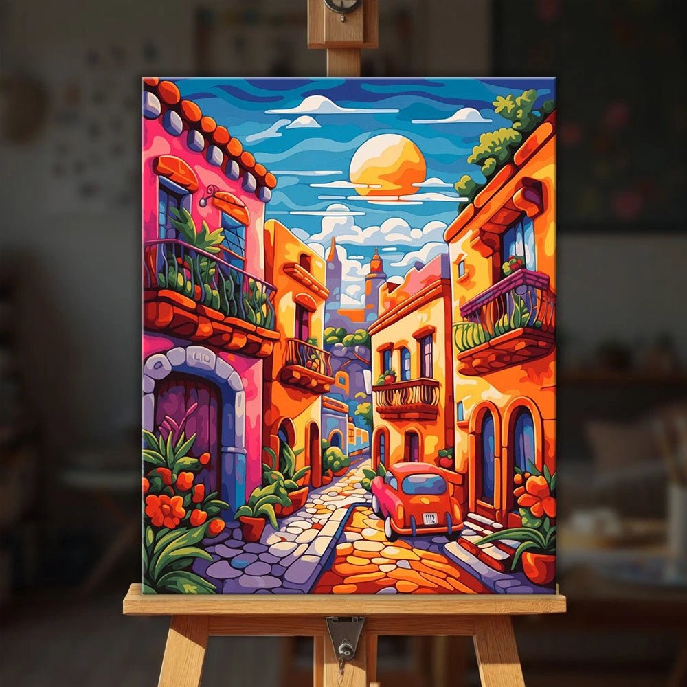 Sunset Boulevard Serenade paint by numbers kit