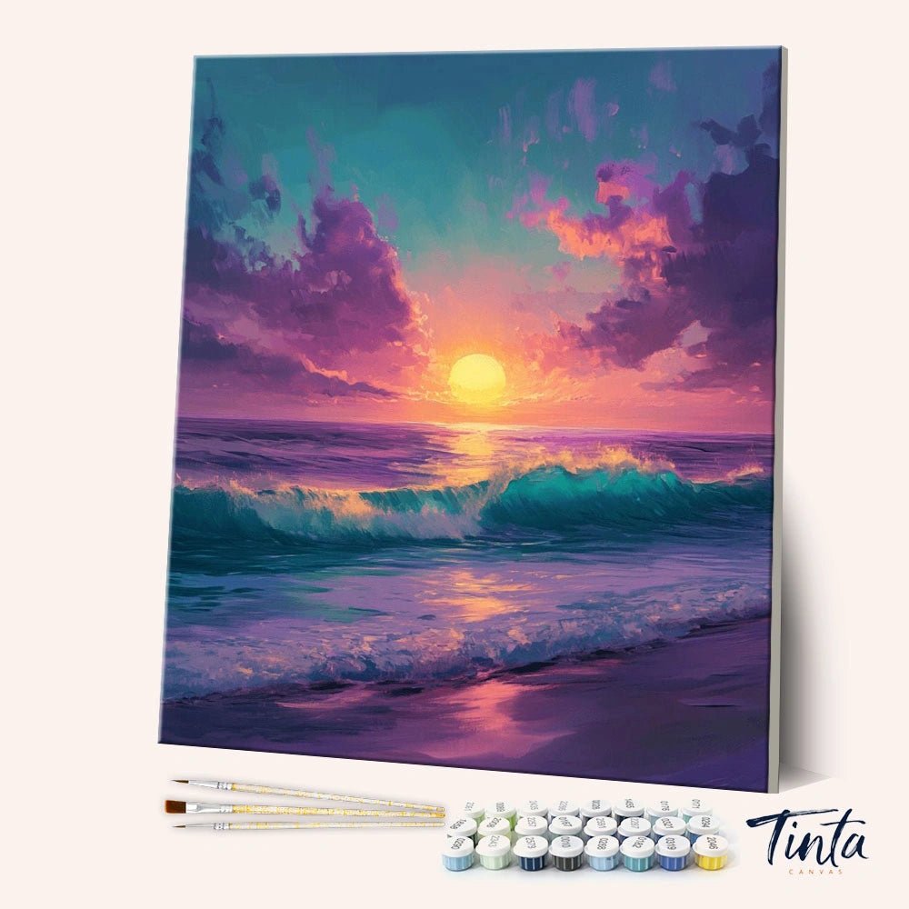 Day’s End paint by numbers kit