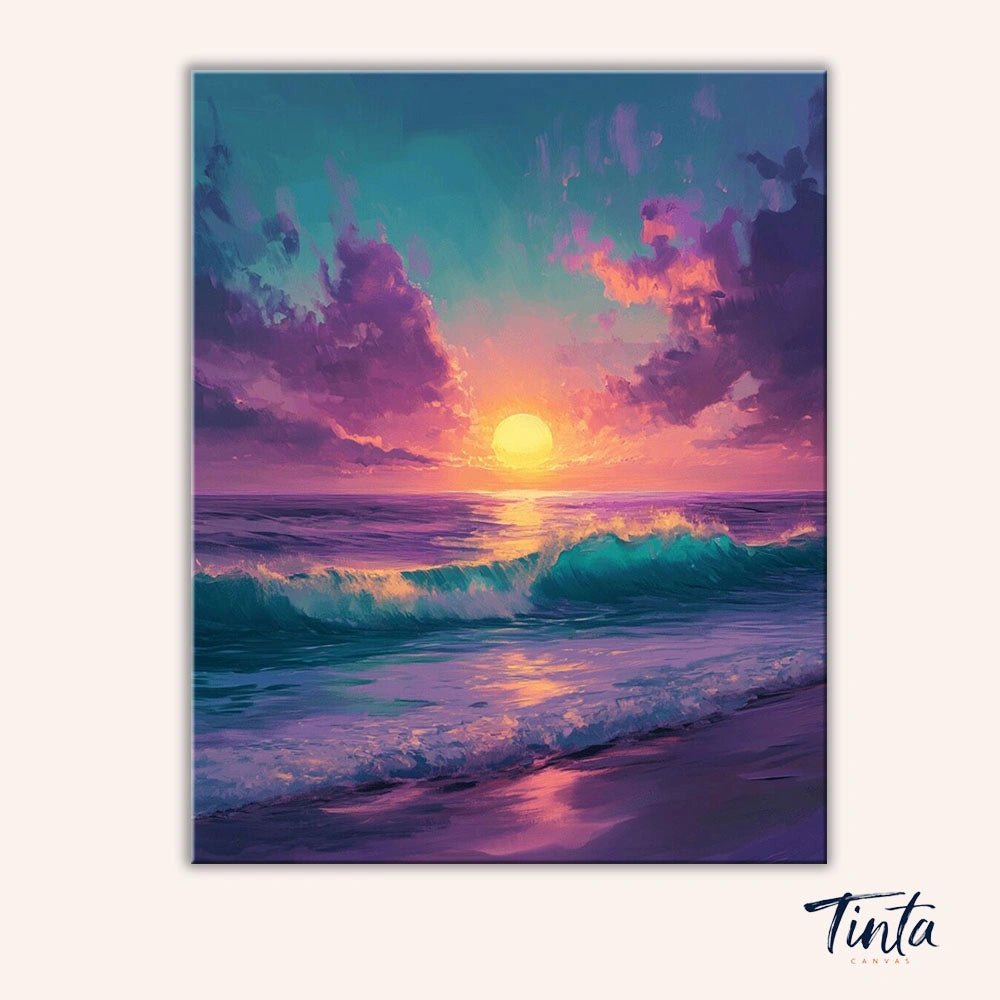 Day’s End paint by numbers kit