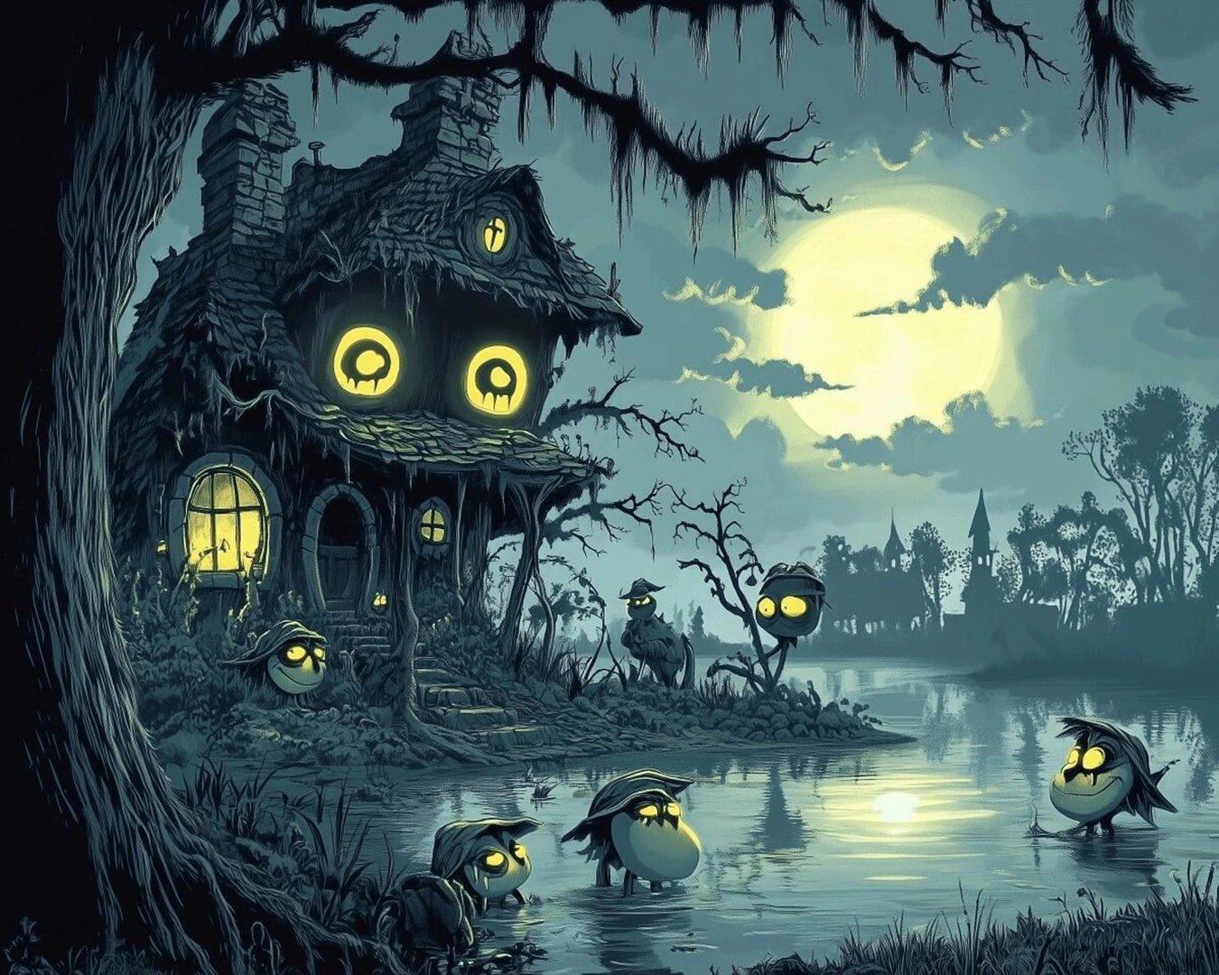 Midnight Hollow paint by numbers kit