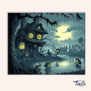 Midnight Hollow paint by numbers kit