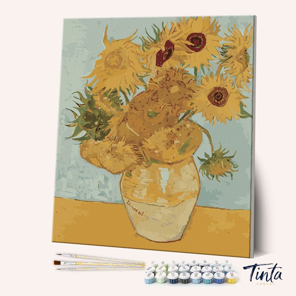 Sunflowers - Vincent van Gogh's paint by numbers kit