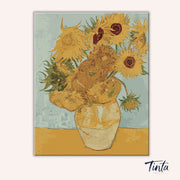 Sunflowers - Vincent van Gogh's paint by numbers kit