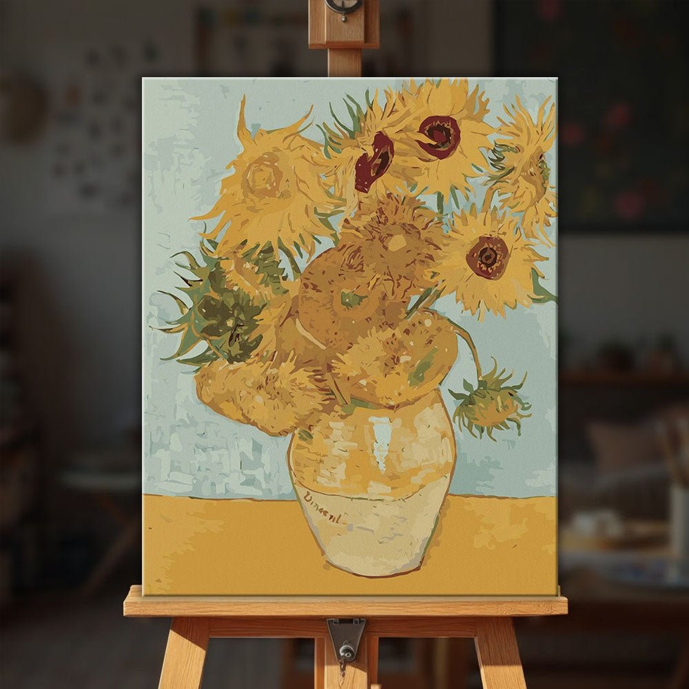 Sunflowers - Vincent van Gogh's paint by numbers kit