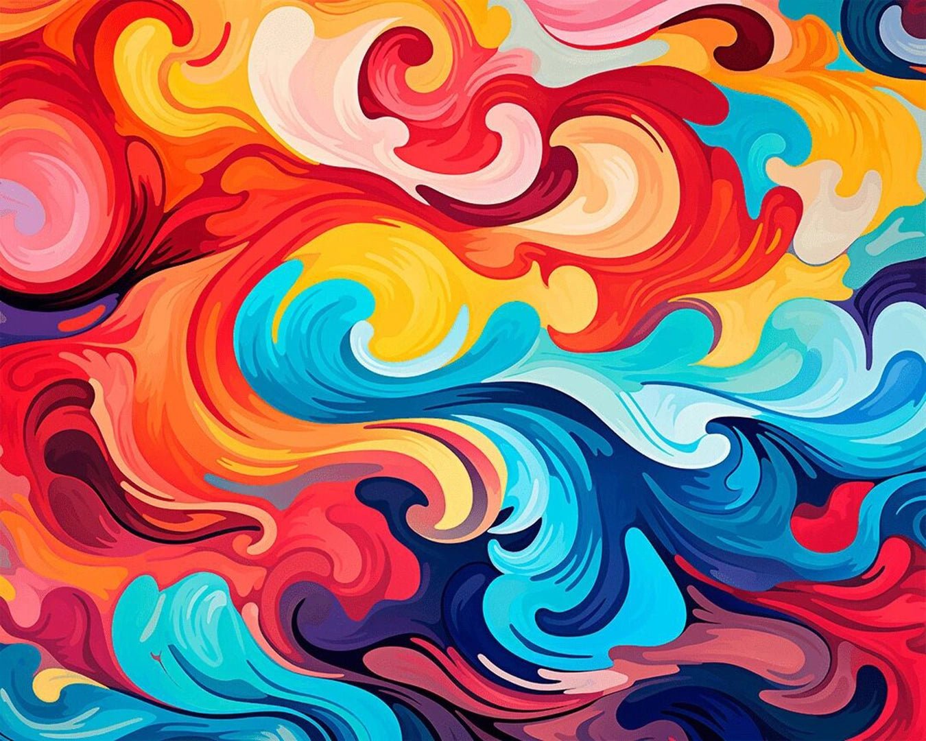 Color Flow paint by numbers kit
