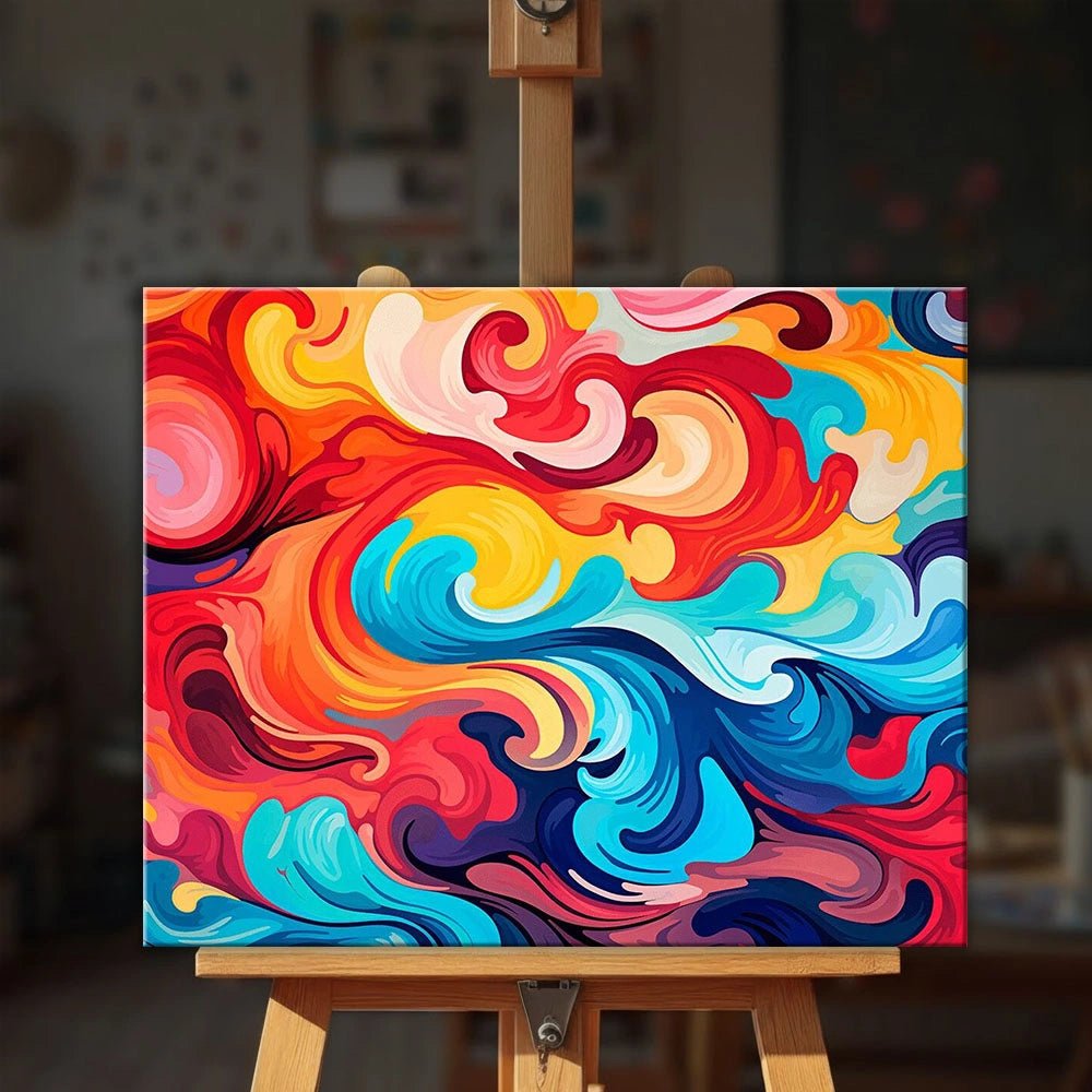 Color Flow paint by numbers kit