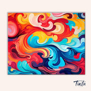 Color Flow paint by numbers kit