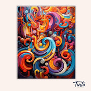Spiral Play paint by numbers kit