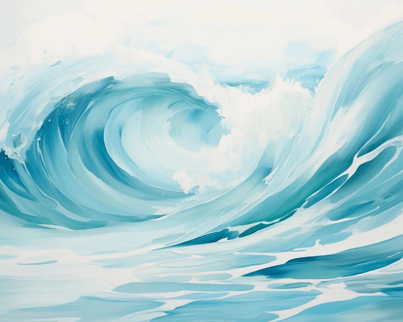 Soft Tide paint by numbers kit