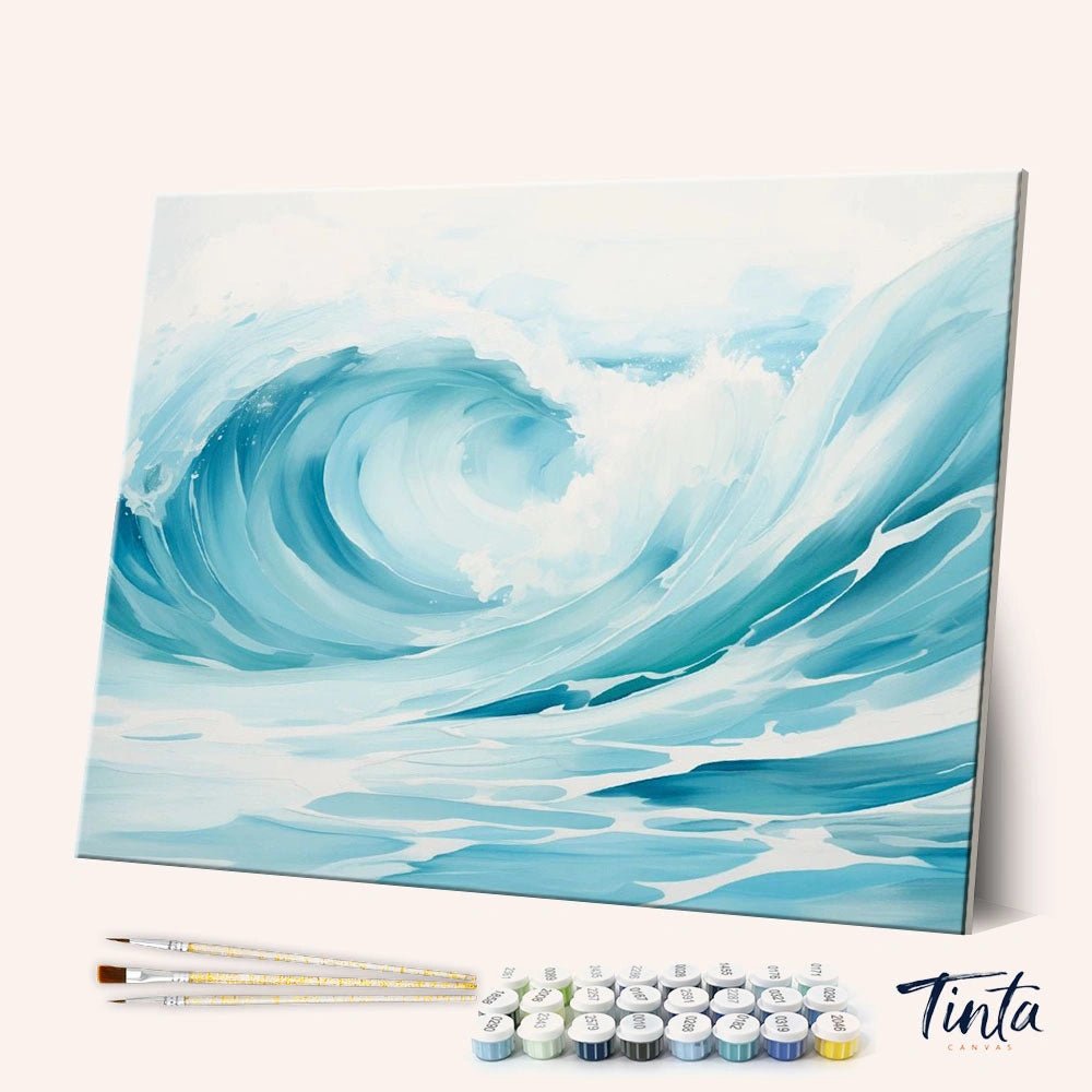 Soft Tide paint by numbers kit