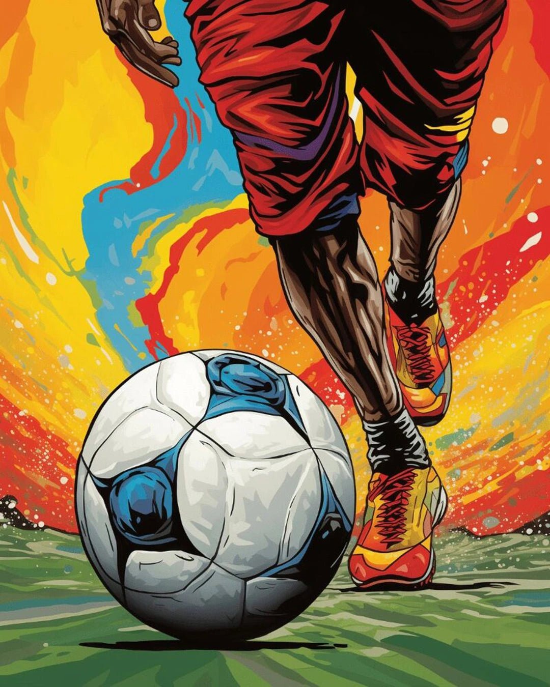 Match Day paint by numbers kit