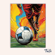 Match Day paint by numbers kit