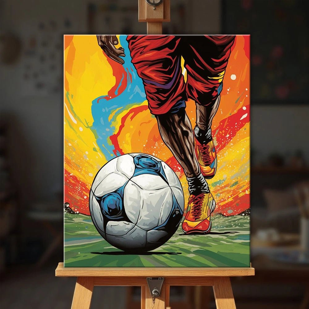 Match Day paint by numbers kit